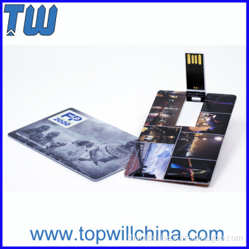 Plastic Credit Card Full Color Printing Pen Drive